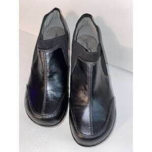 JBU Jambu Trailhead Designs Sz 6.5 Vegan Leather Textile Trim Upper Slip On Shoe